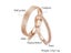 Classic Simple Matte Narrow/Wide Ring Titanium Steel For Women Trendy Tail Ring Carousel 8