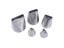 5Pcs/set Stainless Steel Cake Icing Piping Nozzle Basket Weave Pastry Tips Cake Carousel 6