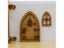 3D Wooden Fairy Garden Door DIY Door Decoration Miniature Garden Signs Doll Carousel 5