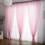 Colorful Sheer Tulle Curtains 100% Polyester Solid Color Rod Pocket Curtain For Carousel 7