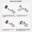 10pcs Tape-free Leak-Proof Tap Sealing Ring PPR Gaskets Pipe Plugs End 15/25mm Carousel 8