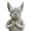 NEW MEDITATING SITTING FRENCH BULLDOG GARDEN DOG ORNAMENT STATUE Carousel 4