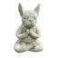 NEW MEDITATING SITTING FRENCH BULLDOG GARDEN DOG ORNAMENT STATUE Carousel 5