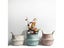 Home Cestas Mimbre Striped Wicker Laundry Basket Handmade Collapsible Carousel 4