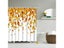 Colorful Floral Printed Waterproof Polyester Shower Curtain 180x180cm With Carousel 4