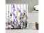 Colorful Floral Printed Waterproof Polyester Shower Curtain 180x180cm With Carousel 8