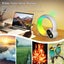 Bedside Lamp Dimmable LED Night Light Wake Up Light Bluetooth Speaker White Carousel 4
