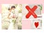 C93 2PCS Indoor Valentines Day Geometric Letter Ornament Romantic Decora Gift Carousel 2