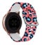 Silicone Pattern Watch Straps compatible with the Polar Ignite 2 Carousel 1