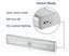 LED Motion Sensor Night Light USB Rechargeable Magnetic Strip Closet Cabinet Carousel 3