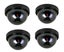 8x Dummy Fake Camera Surveillance CCTV Security Dome Camera Flashing LED Light Carousel 2