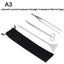 Aquarium Tools Set Scissor Tweezers Plants Wave Scissors Grass Stainless CHK29M Carousel 2