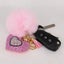 Cute Tassels Plush Ball Keychain Cute Rabbit Hair Pompom Keyring Loving CHK29M Carousel 9