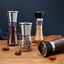 Stainless steel salt and pepper mill manual food herb grinders spice jar CHK29M Carousel 6