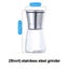 Stainless steel salt and pepper mill manual food herb grinders spice jar CHK29M Carousel 3