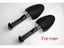 1 Pair Practical Plastic Adjustable Length Durable Black Women Men 2-Way Shoes Carousel 1