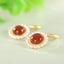 E36 Flower Earrings Niche Design Sense Female Ear Jewelry Carousel 3