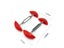 2Pc Red Shoe Stretchers For High Heels Adjustable Portable Mini Shoe Tree Carousel 7