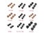 3 Pairs Women’s Shoes Heel Tips Taps Shoe Repair Making Carousel 6