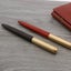 High Quality Copper WOOD RollerBall Pen brass Ebony spinning Red gold BAL CHK29M Carousel 10