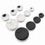 35/50/53/60/80mm PC Computer Desk Plastic Grommet Table Cable Tidy Wire H CHK29M Carousel 6