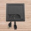 1Pcs Plastic Rectangle Wire Cable Holder Grommet Hole Cover Outlet Port w CHK29M Carousel 10