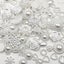 100pcs white ABS Resin Half Round flower Bow Alien Pearls For Art Flatbac CHK29M Carousel 6