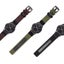 Nylon and Leather Watch Straps Compatible with Withings Move & Move ECG Carousel 1