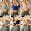 FINETOO Women Push Up Seamless Sports Bra Workout Tank Top Crop Fitness B CHK29M Carousel 8