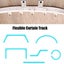 Curtain Rail White Modern Style Visible Track Nano Silencer Curtains Acce CHK29M Carousel 6