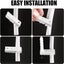 Curtain Rail White Modern Style Visible Track Nano Silencer Curtains Acce CHK29M Carousel 10
