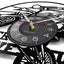 Never Give Up Cycling Vinyl Clock Carousel 4