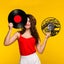 Never Give Up Cycling Vinyl Clock Carousel 6