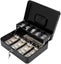 Cash Box with Money Tray and Key Lock Tiered Cantilever Design 4 Bill / 5 CHK29M Carousel 1