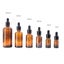 Dropper Bottles with Scale 5ml-100ml Reagent Eye Drop Amber Glass Aromath CHK29M Carousel 10