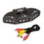 3 Way Audio Video AV RCA Black Switch Selector Box Splitter Switch With R CHK29M Carousel 2