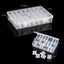 Transparent Plastic Storage Jewelry Box Compartment Adjustable Container CHK29M Carousel 7