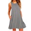 Summer Women Sleeveless Dress Ladies Casual O-Neck Club Beach Loose A-Lin CHK29M Carousel 5