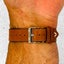 Vintage Oiled Leather Watch Straps Compatible with the Coros Pace 3 Carousel 4