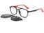 Optical Magnet Clip on Glasses Frame Men Myopia Prescription Eyeglasses F CHK29M Carousel 2