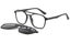 Optical Magnet Clip on Glasses Frame Men Myopia Prescription Eyeglasses F CHK29M Carousel 3