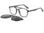 Optical Magnet Clip on Glasses Frame Men Myopia Prescription Eyeglasses F CHK29M Carousel 1