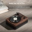 Retro Wood Grain Radio Portable FM Radio Classic Disc Player Design Bluet CHK29M Carousel 6