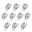 10 Pcs Plastic High Quality Curtain Track Flexible Bendable Curtain Wheel CHK29M Carousel 1