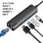 USB Type C Hub Type-C To HDMI-compatible 4K VGA Adapter RJ45 Lan Ethernet CHK29M Carousel 3