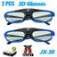 2PCS 3D Glasses Active Shutter 96-144HZ for BenQ Acer X118H P1502 X1123H CHK29M Carousel 1