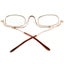 Women Adjustable Flip Down 3x Magnifying Dual 2 Lens Makeup Glasses Cosme CHK29M Carousel 5