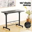 Laptop Desk Table Height Adjustable Wooden Bed Side Tables 80cm Black Carousel 4