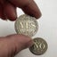 Diameter 25mm Coin YES or NO Make Decision Commemorative Badge Double Si CHK29M Carousel 2