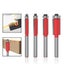 4Pc 6mm 1/4" Shank Flush Trim Router Bits End Mill For Wood Lengthened Tr CHK29M Carousel 3